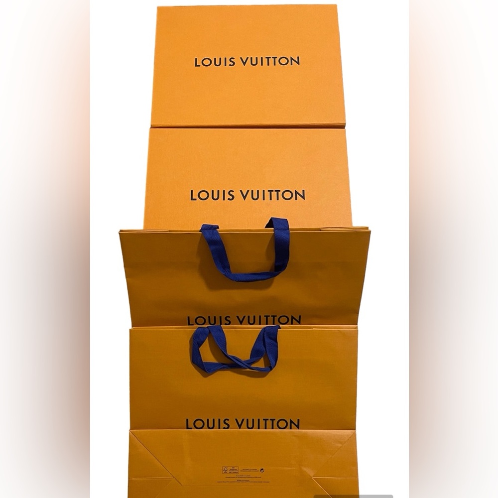 COPY - Lv boxes with shopping bags